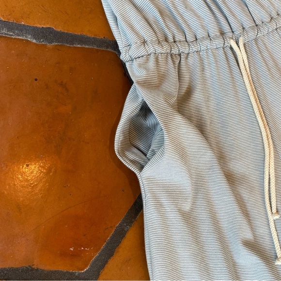 Marine Layer Women’s Dana Wrap Striped Wide Leg Jumpsuit S Casual Knit Travel - Picture 5 of 10